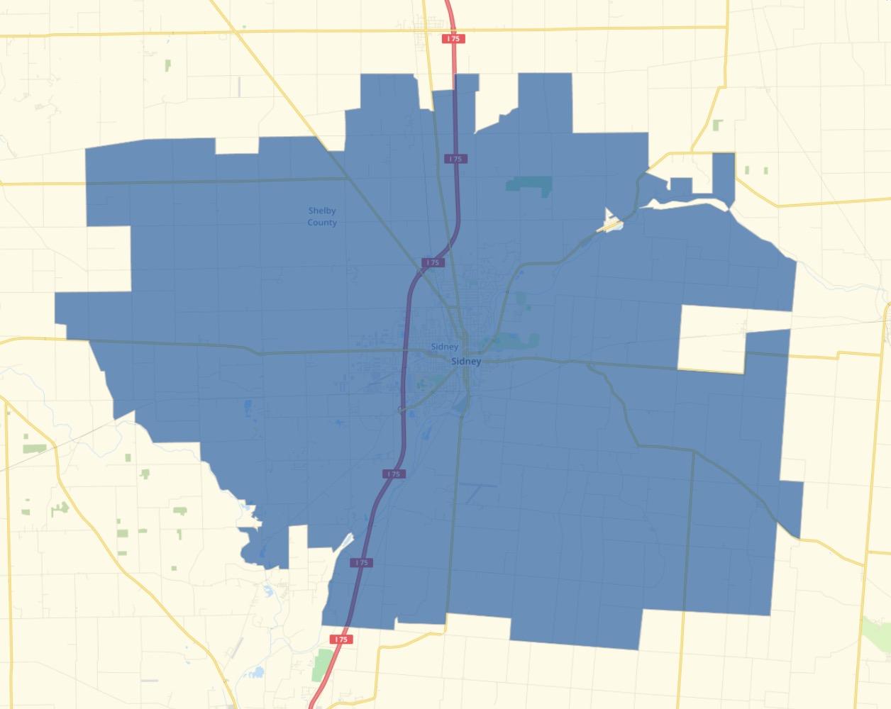 Shelby County Progress Map